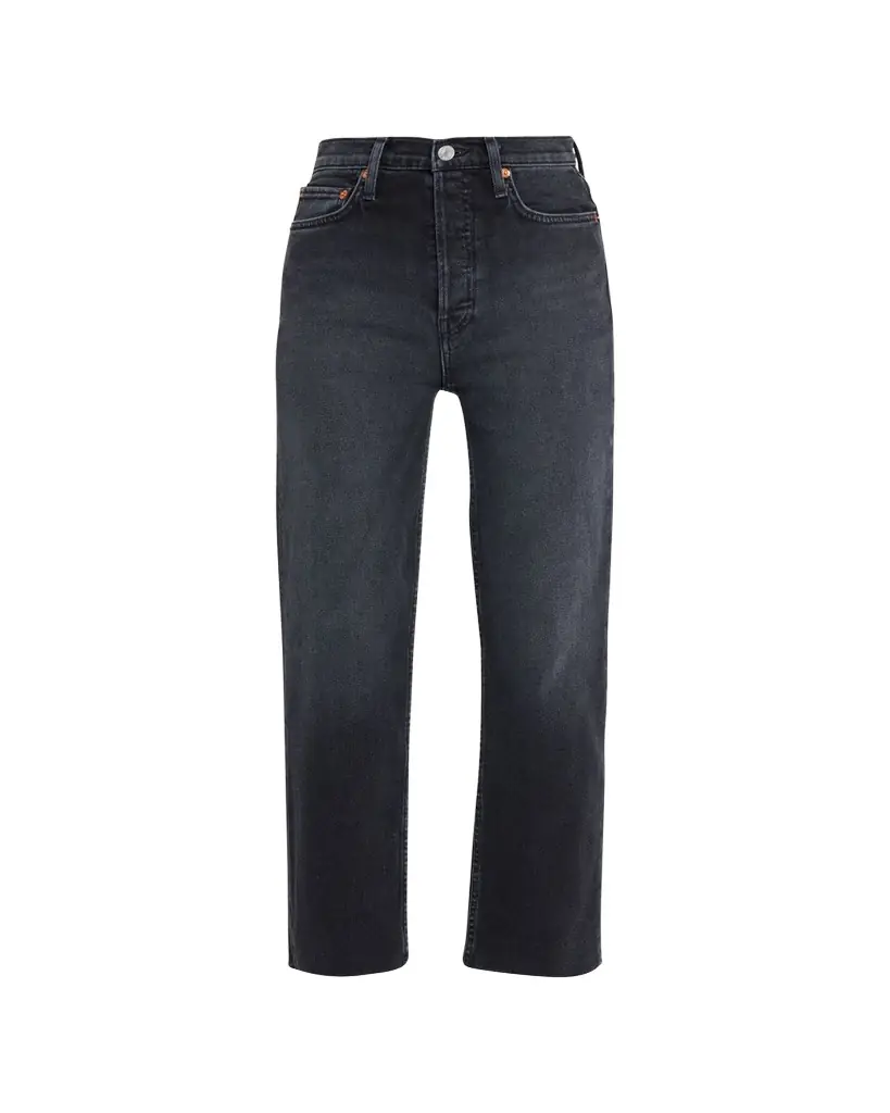 RE/DONE 70s Stovepipe Distressed Jeans - Women's Clothing