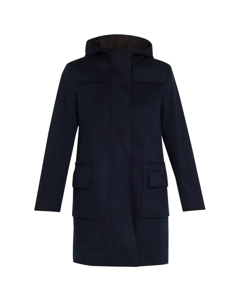 Akris punto Duffle Reversible Hooded Coat