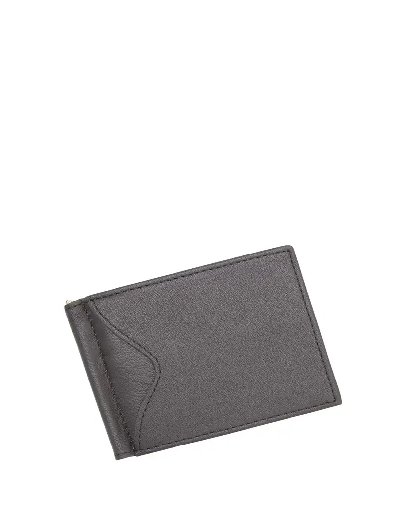 ROYCE New York Personalized RFID-Blocking Leather Money Clip