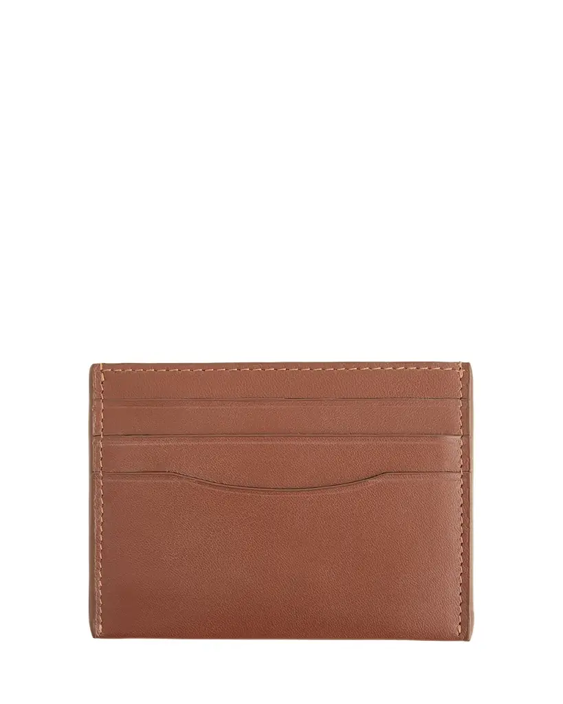 ROYCE New York Personalized Leather RFID Blocking Minimalist Card Case