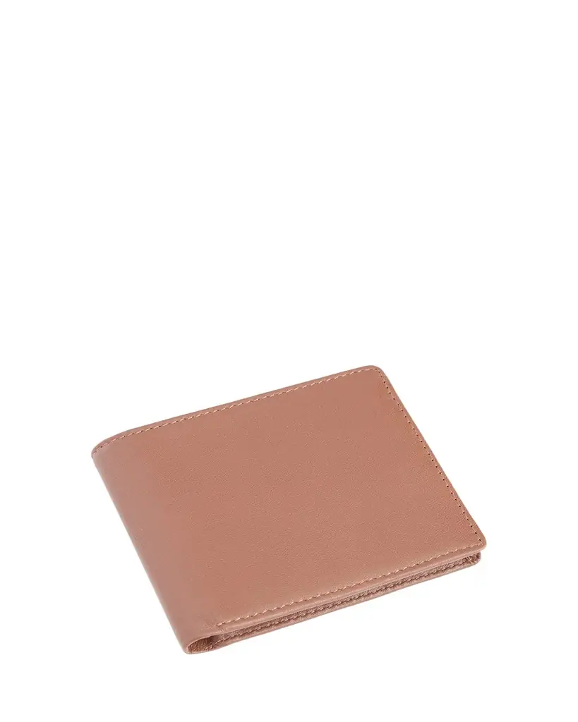 ROYCE New York Personalized Leather RFID-Blocking Trifold Wallet
