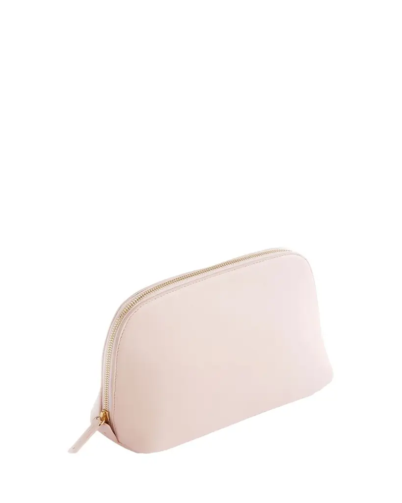 ROYCE New York Monogrammed Large Leather Cosmetic Bag, Personalized