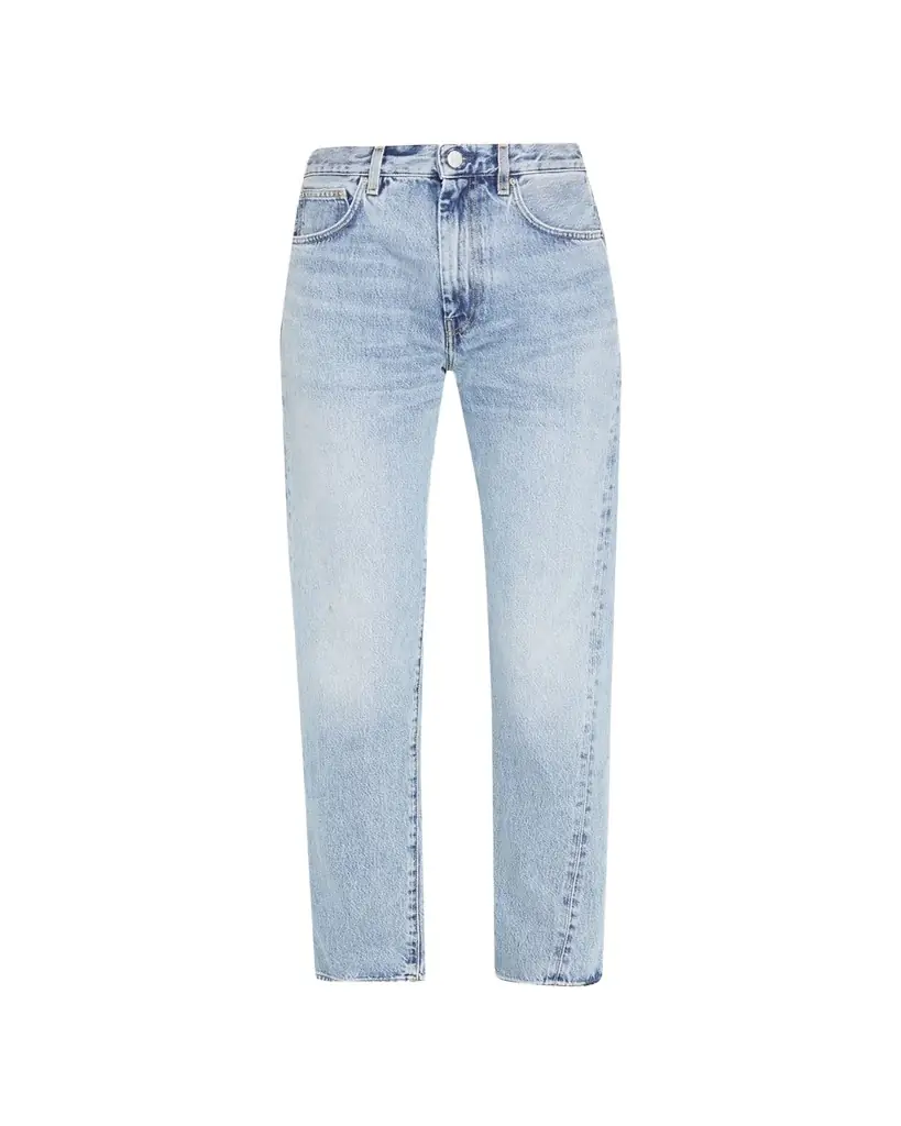 Toteme Twisted Seam Straight-Leg Denim Pants