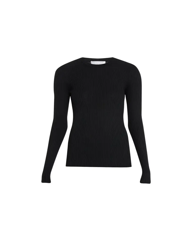 Gabriela Hearst Browning Cashmere Ribbed Top
