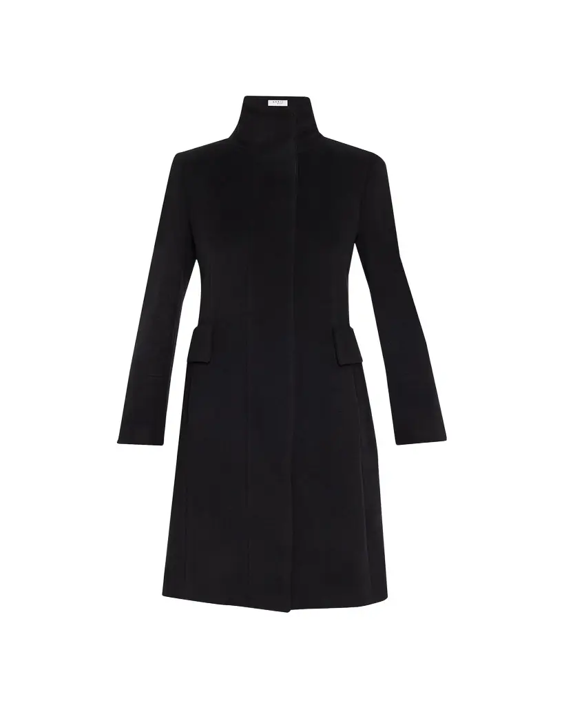 Akris punto Duffle Knee-Length Wool Coat - Women's Clothing