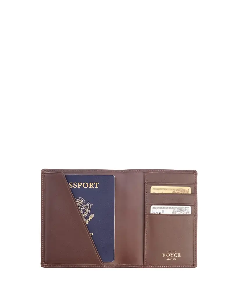 ROYCE New York RFID Blocking Passport Case