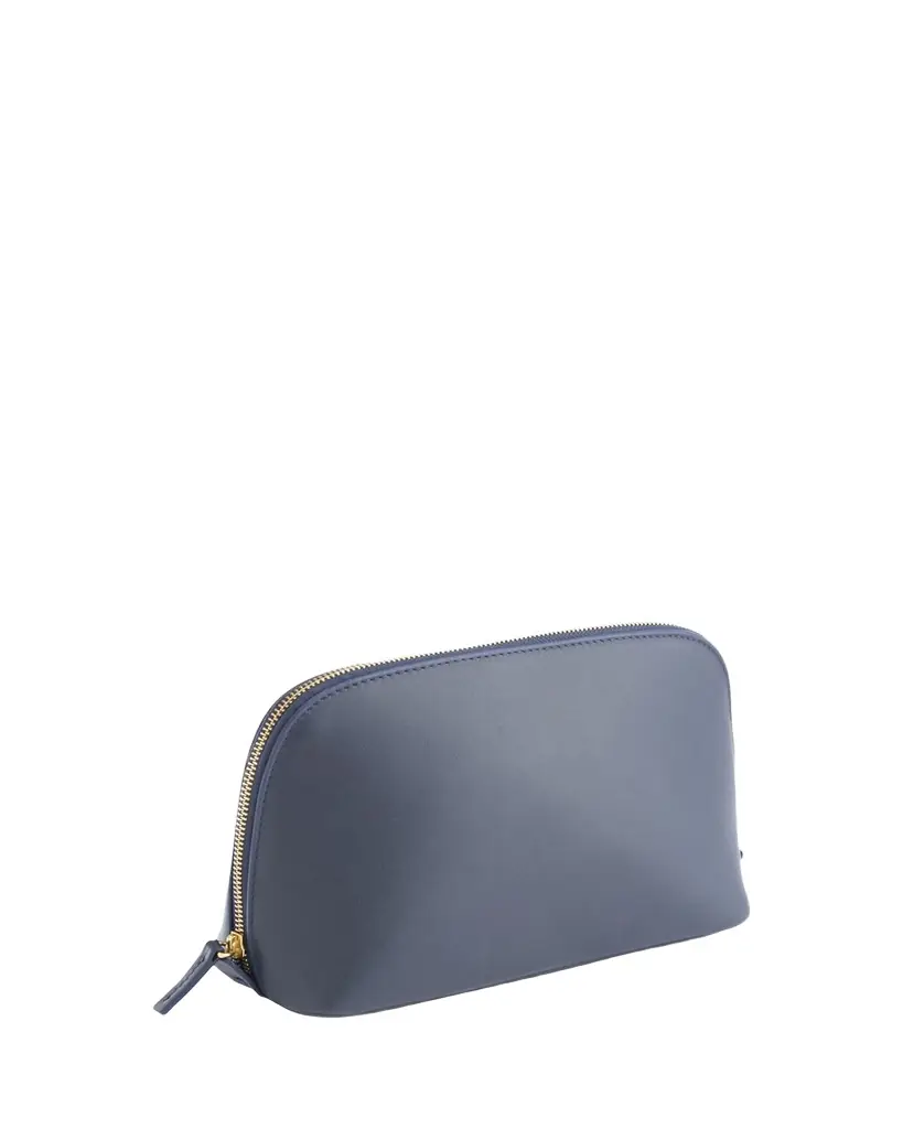 ROYCE New York Monogrammed Large Leather Cosmetic Bag, Personalized