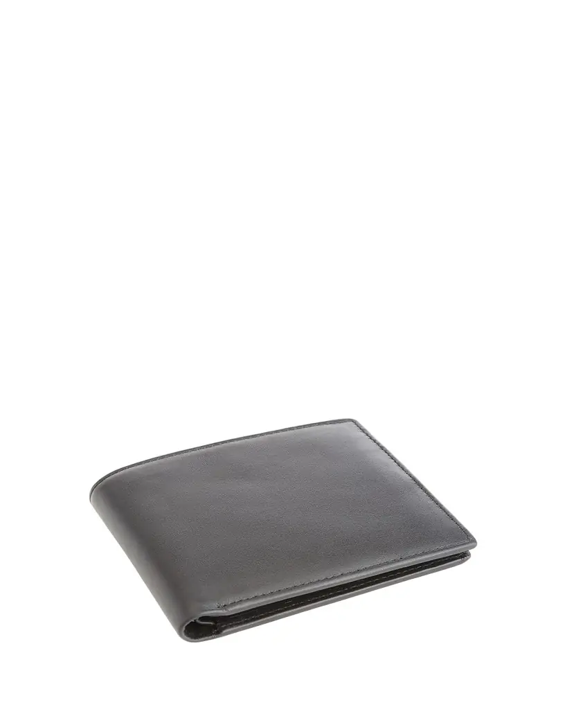 ROYCE New York Personalized Leather RFID-Blocking Trifold Wallet