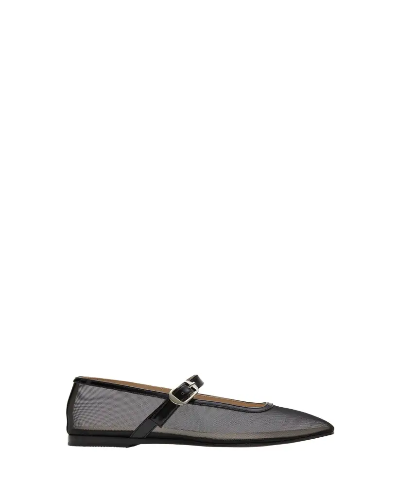 Le Monde Beryl Mesh Mary Jane Ballerina Flats