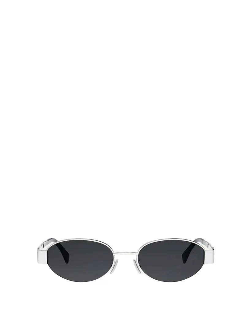 Celine Triomphe Oval Metal Sunglasses