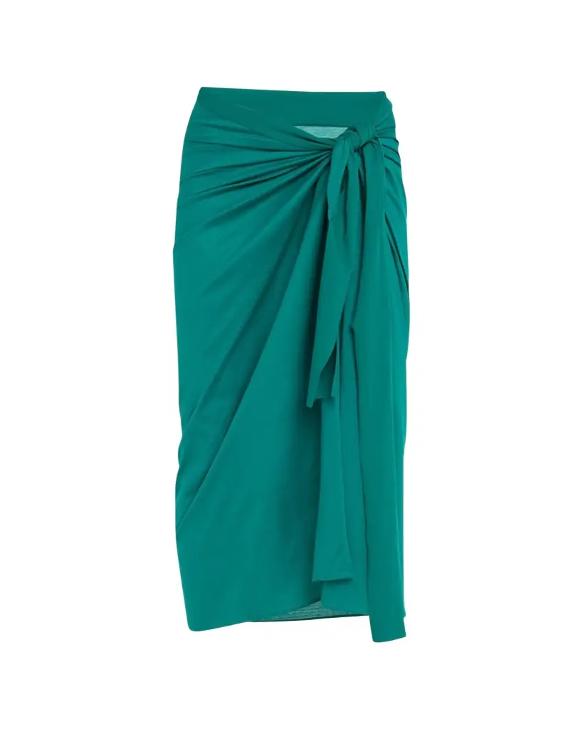 Eres Peplum Long Sarong with Belt