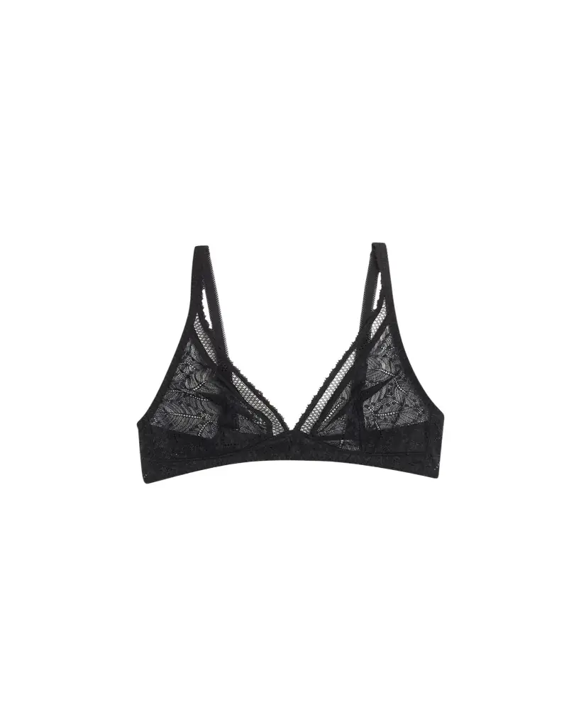 Simone Perele Comete Lace-Trim Tulle Bralette