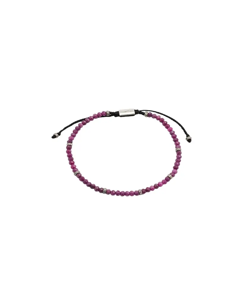 Jan Leslie Men's Gemstone Beaded Bracelet