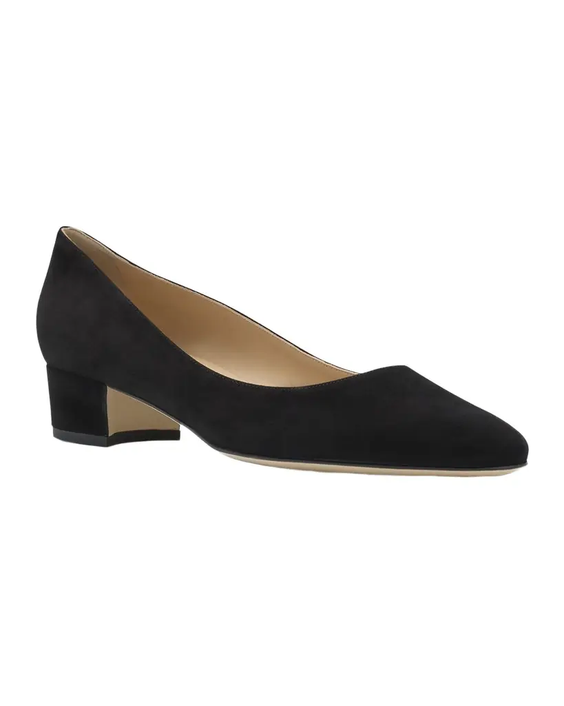 Manolo Blahnik Lista Suede Pumps