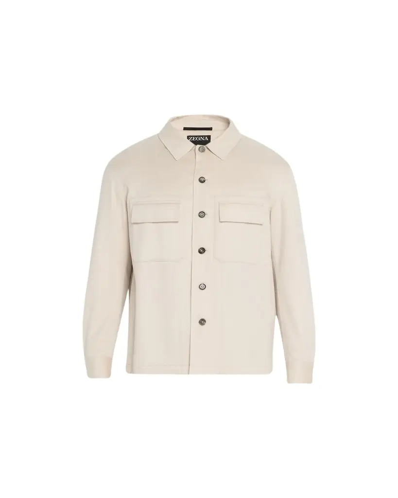ZEGNA Men's Oasi Cashmere Overshirt