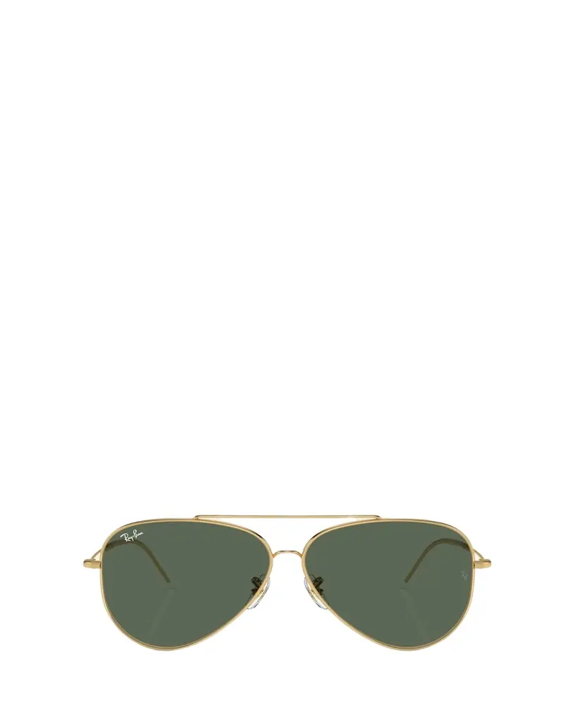 Ray-Ban Golden Metal & Plastic Aviator Sunglasses