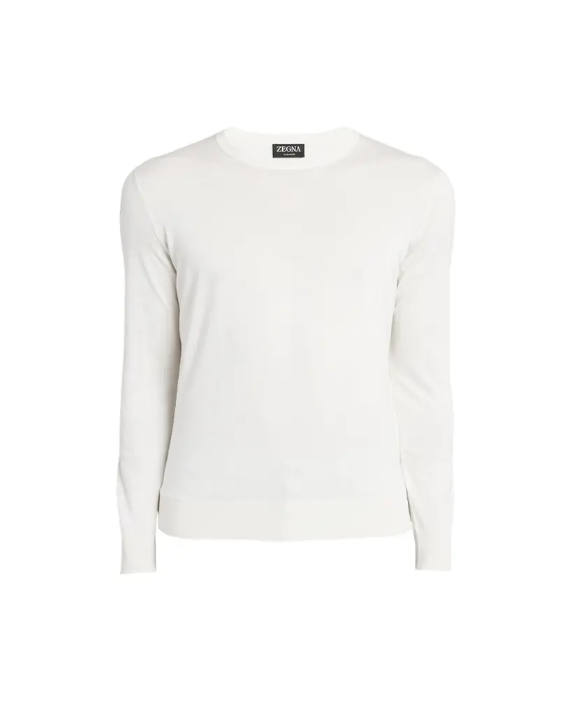 ZEGNA Men's Cashmere Crewneck Sweater