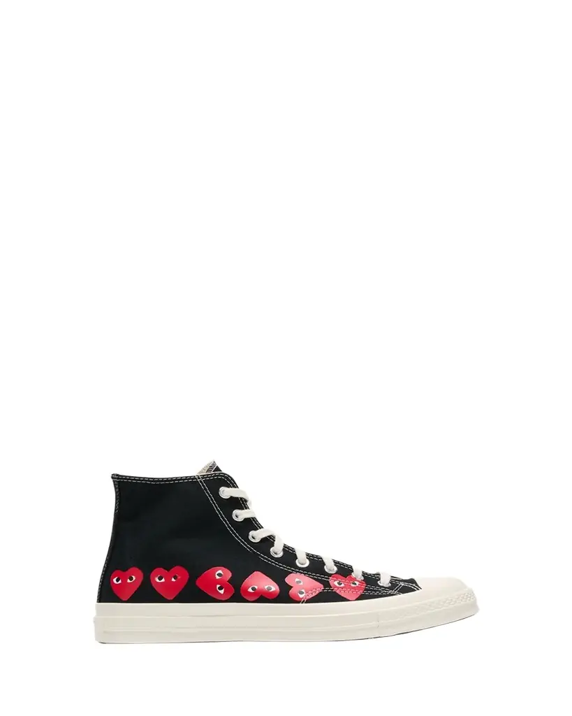 Comme des Garcons x Converse Men's Chuck 70 Multi Heart High-Top Sneakers
