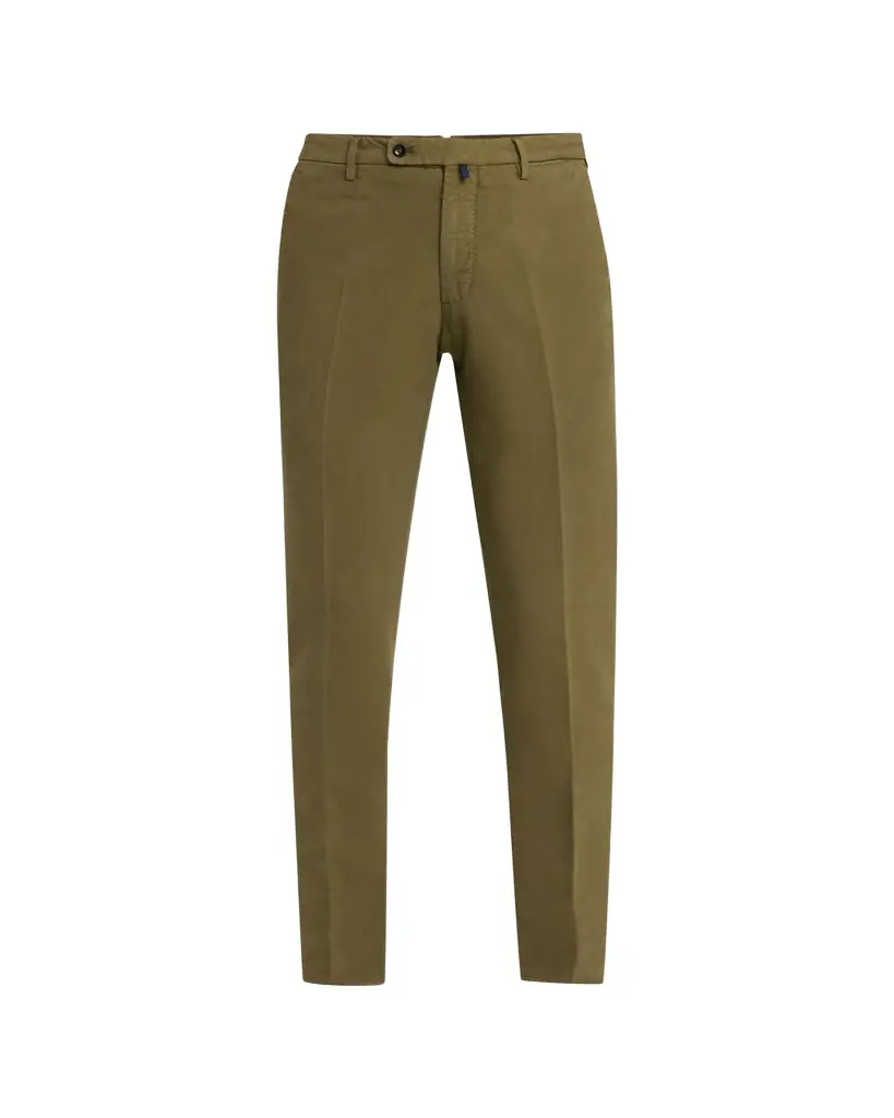Incotex Men's High Cotton Doeskin Pants