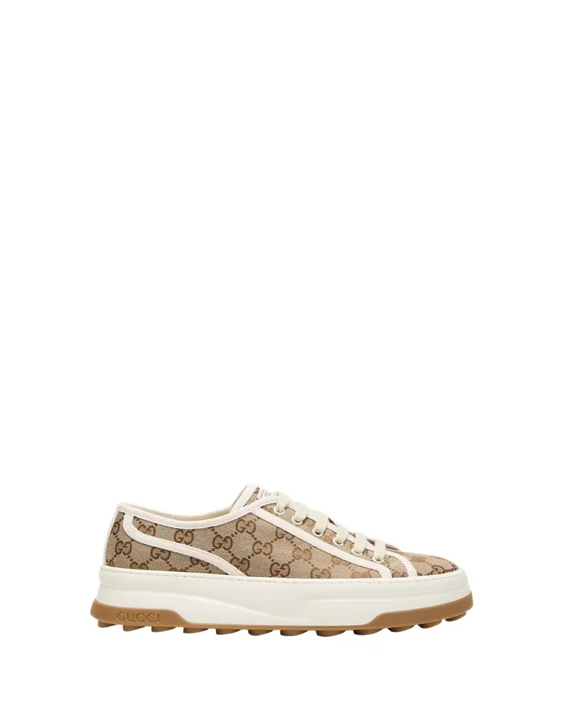 Gucci GG Canvas Low-Top Platform Sneakers