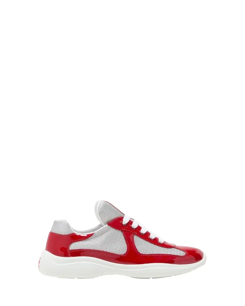 Prada America's Cup Vernice Patent Runner Sneakers