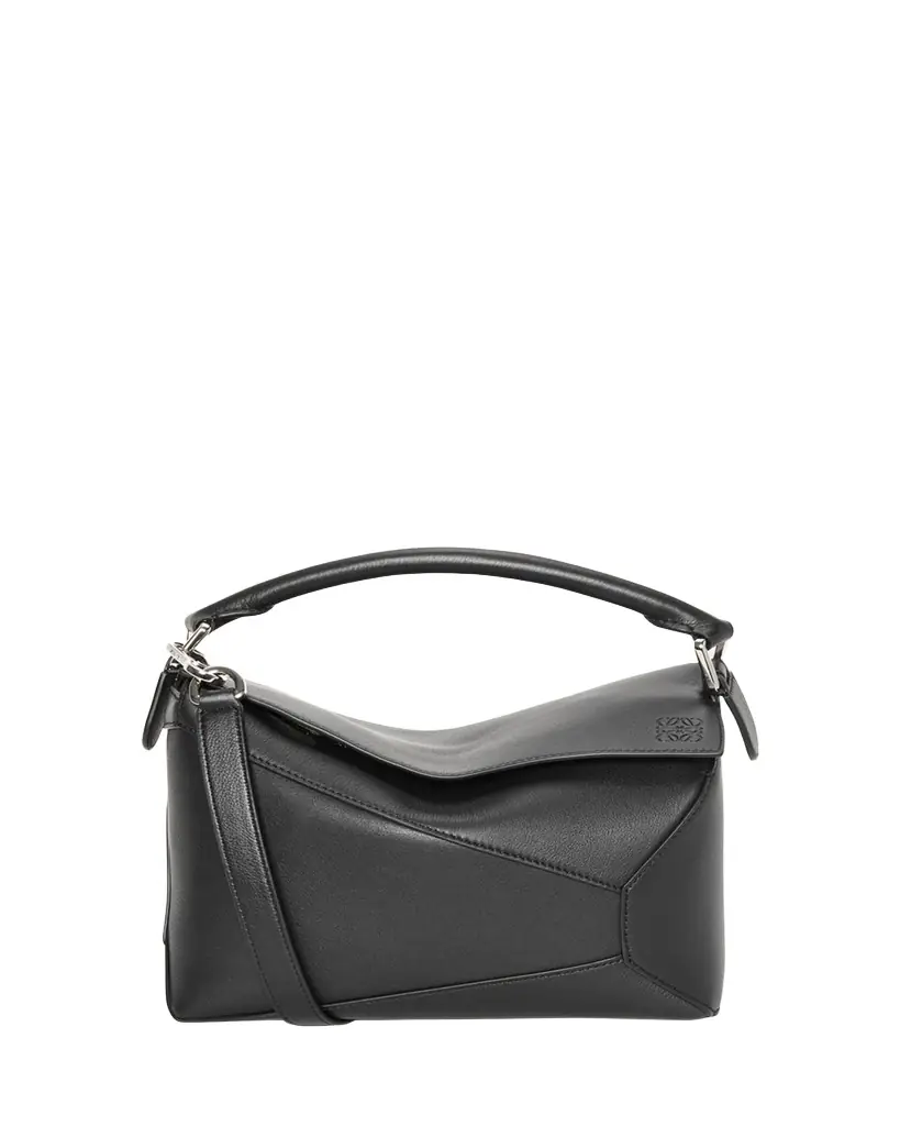 Loewe Puzzle Edge Small Top-Handle Bag in Leather