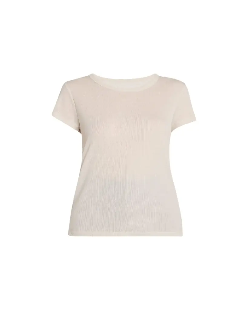 Majestic Filatures Lyocell Cotton Baby Ribbed Tee