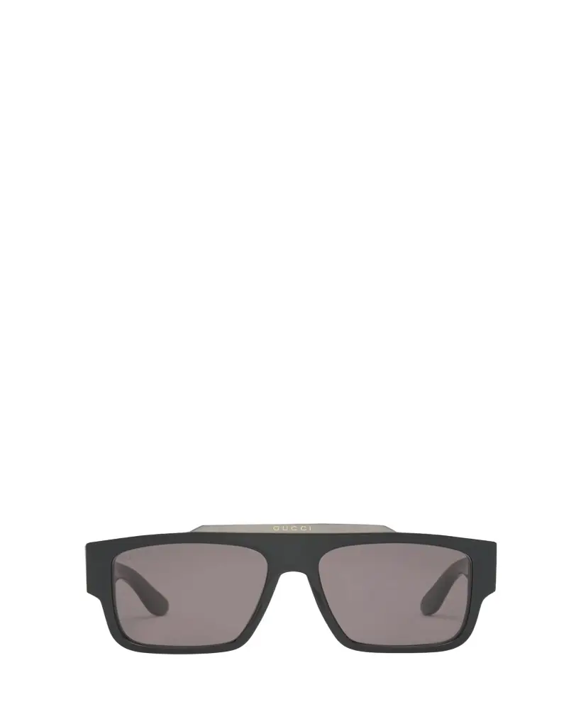 Gucci Men's GG1460Sm Acetate Rectangle Sunglasses