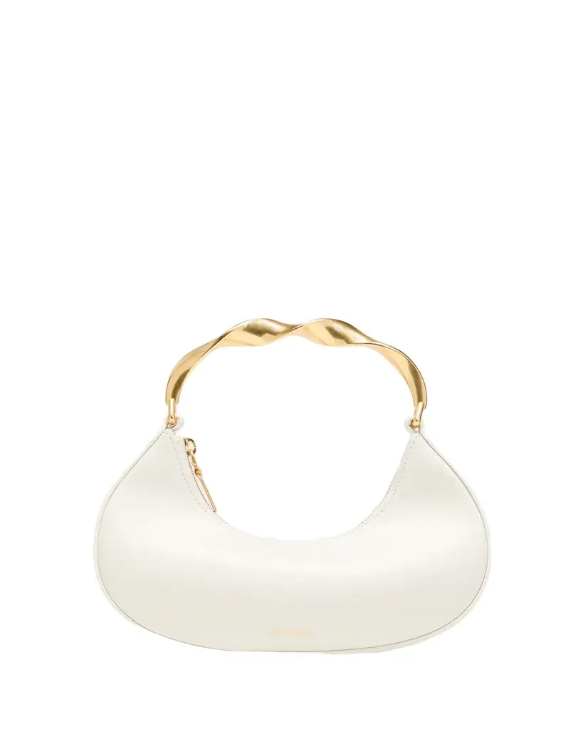 SIMKHAI Nixi Twist Leather Top-Handle Bag