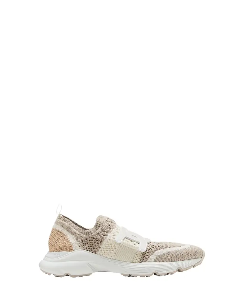 Tod's Stretch Woven Cotton Runner Sneakers