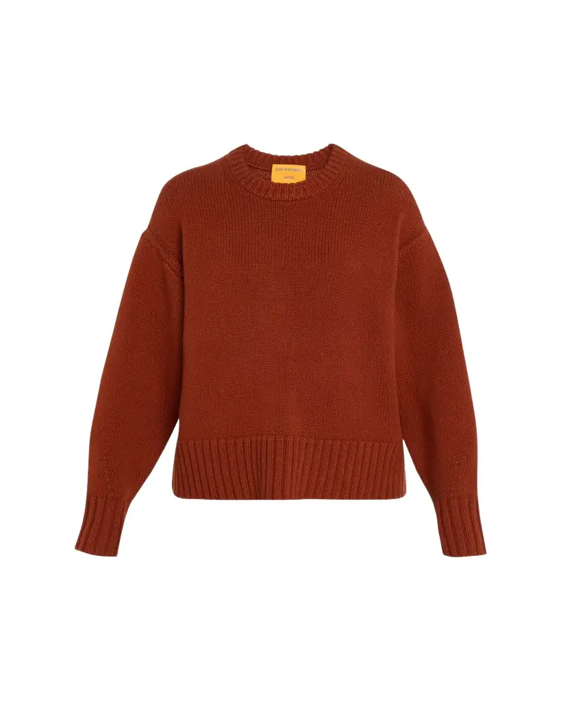Guest in Residence Cozy Cashmere Crewneck Sweater
