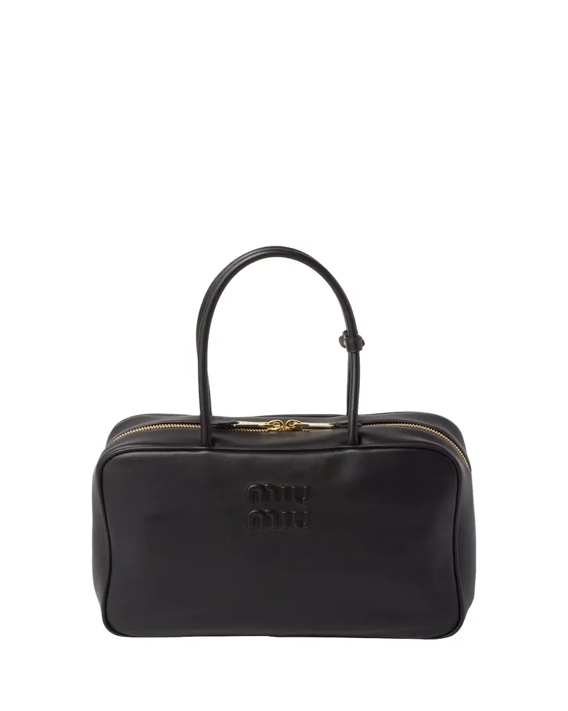 Miu Miu Beau Leather Top-Handle Bag