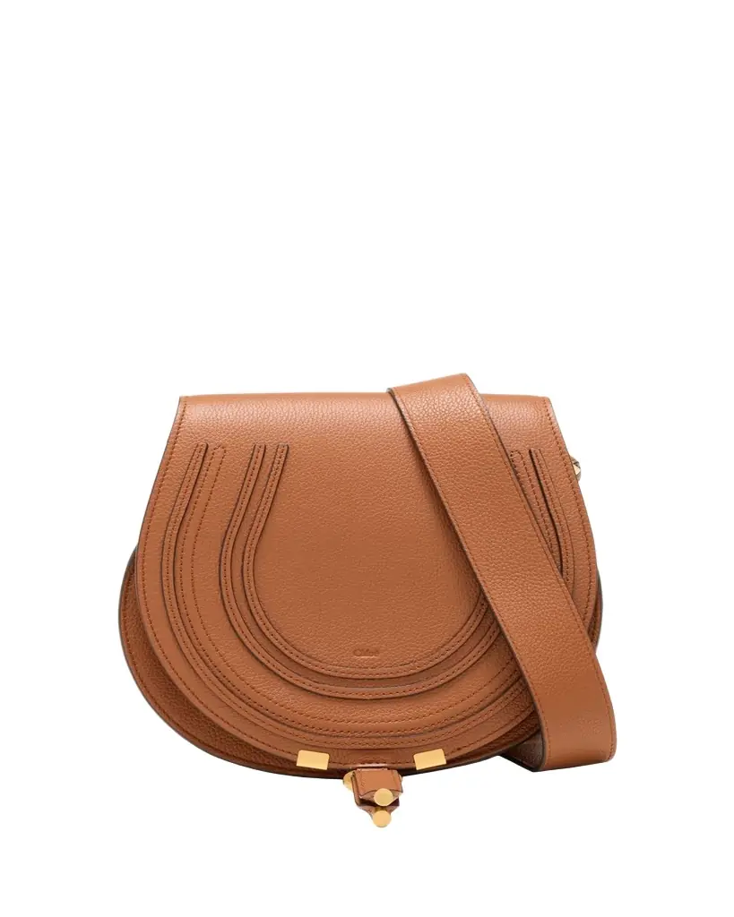 Chloe Marcie Medium Slim Crossbody Bag in Grained Calfskin