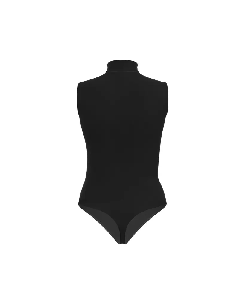 Wolford Sleeveless Mock-Neck String Bodysuit