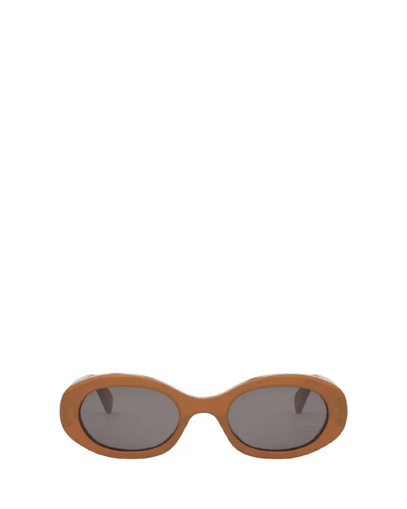 Celine Triomphe Acetate Oval Sunglasses