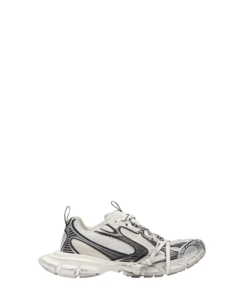 Balenciaga 3XL Metallic Mesh Lace Trainer Sneakers
