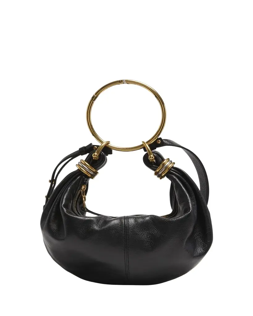 Chloe Bracelet Bag Mini in Shiny Grained Calfskin