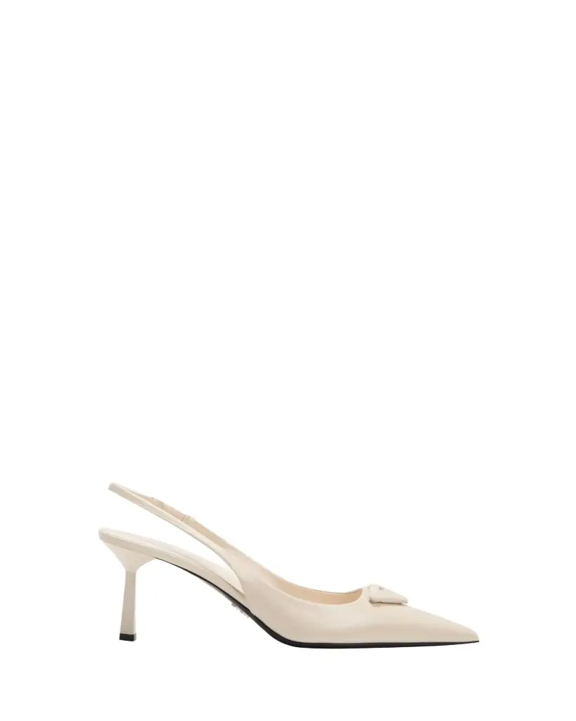 Prada Vernice Leather Slingback Pumps