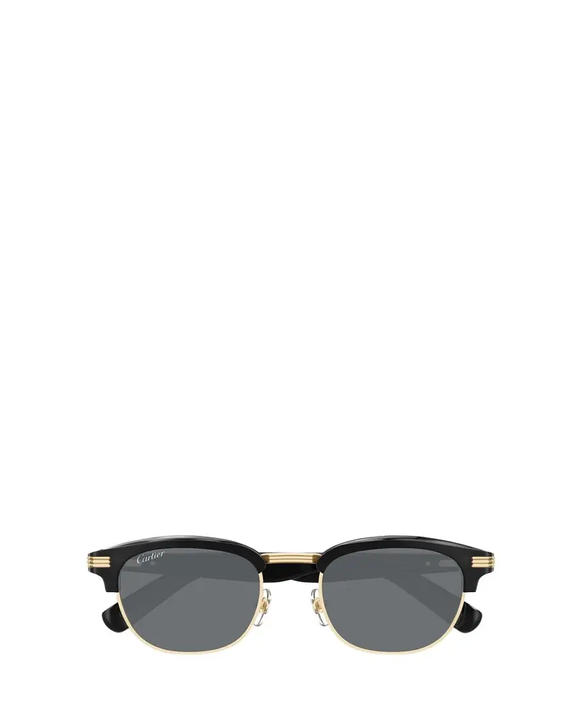 Cartier Men's Round Two-Tone Sunglasses
