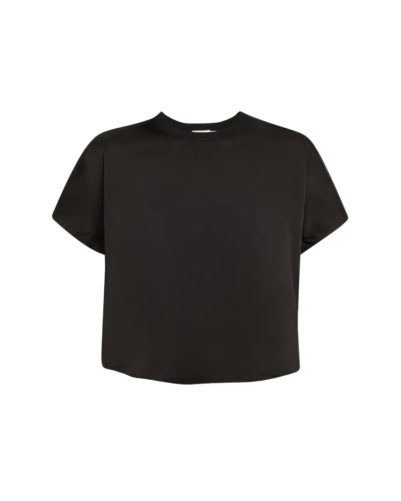 SIMKHAI Addy Short-Sleeve Knit T-Shirt