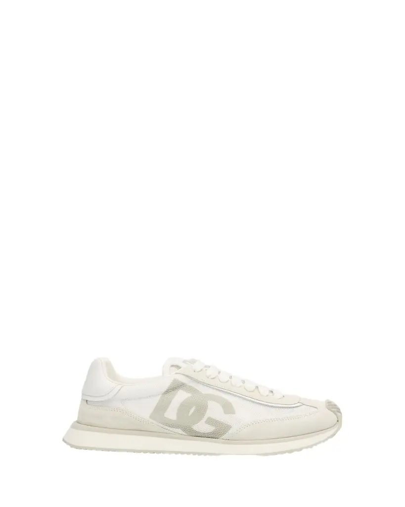 Dolce & Gabbana Mixed-Material DG Cushion Sneakers