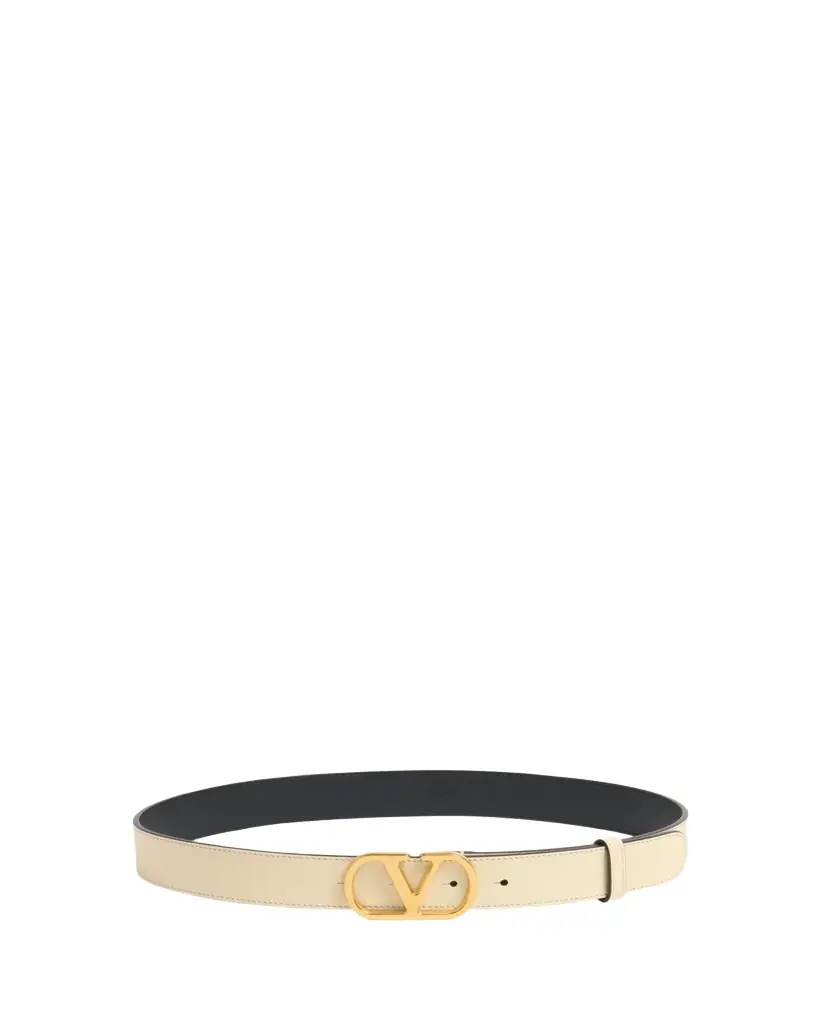 Valentino Garavani VLogo Signature Leather Belt, 30mm