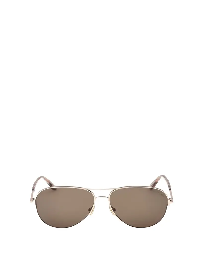 TOM FORD Clark Metal Aviator Sunglasses