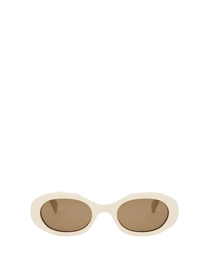 Celine Triomphe Acetate Oval Sunglasses