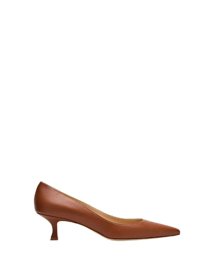 Manolo Blahnik Srila Leather Low Pumps