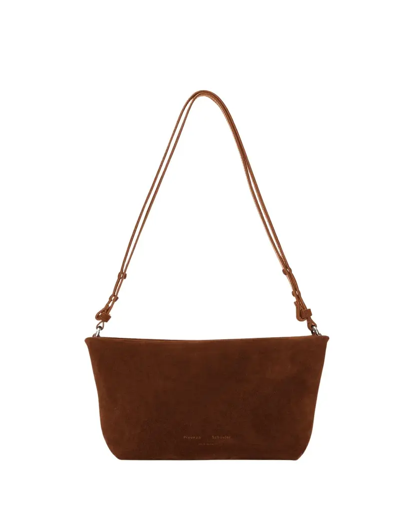 Proenza Schouler Bond Zip Suede Shoulder Bag