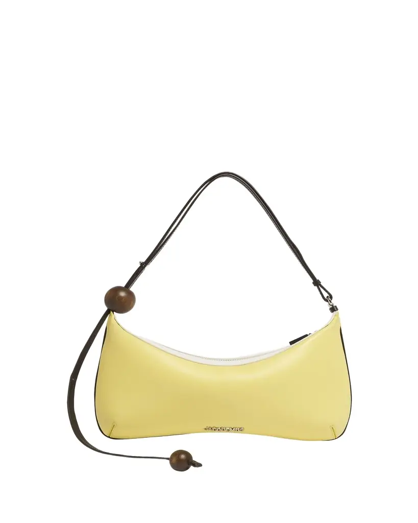 Jacquemus Le Grand Bisou Perle Leather Shoulder Bag