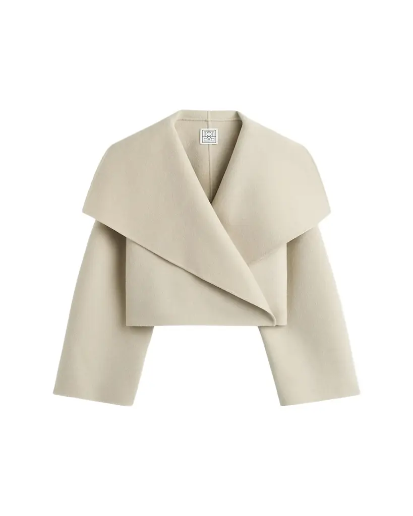 Toteme Cropped Signature Double Wool Jacket - Women's Clothing
