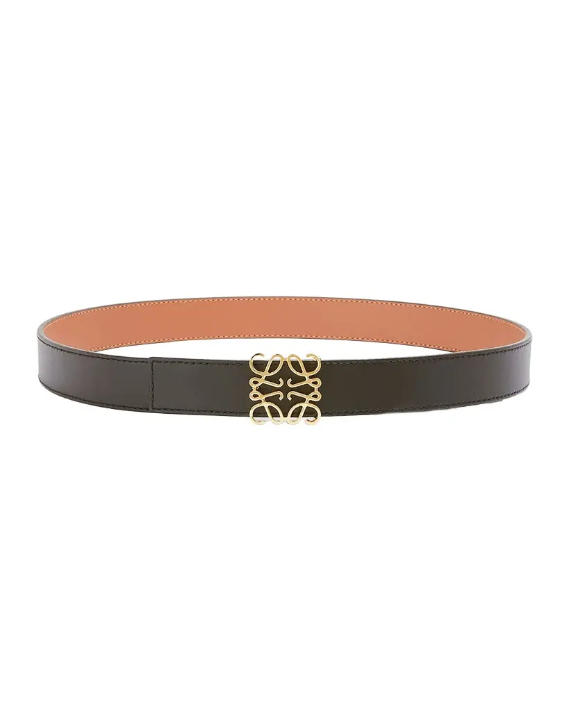Loewe Anagram Reversible Leather Belt