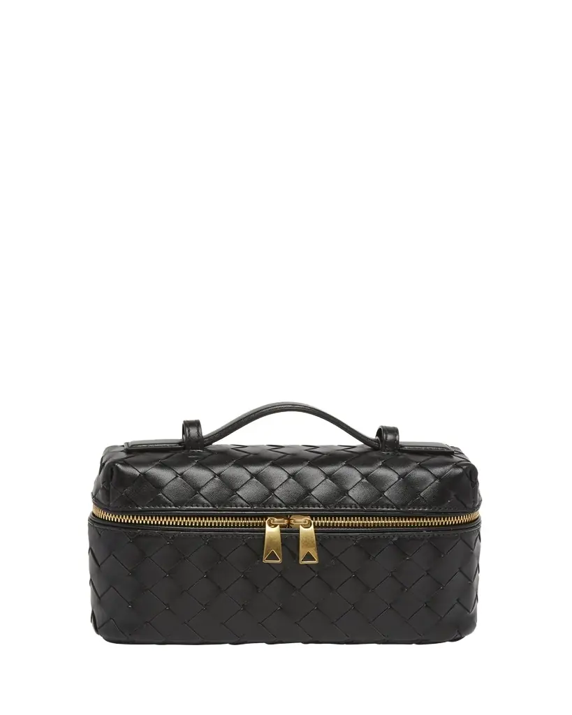 Bottega Veneta Bang Bang Vanity Intrecciato Leather Crossbody Bag